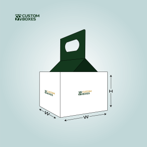 Custom Four Pack Bottle Carrier Boxes