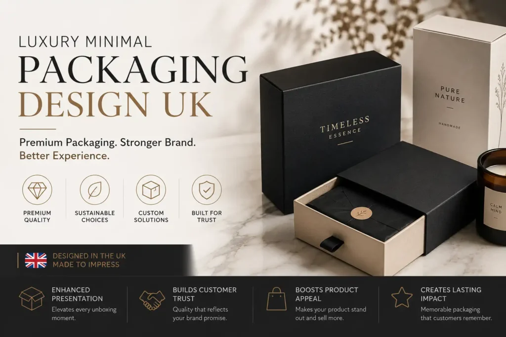 Luxury Minimal Packaging Design UK