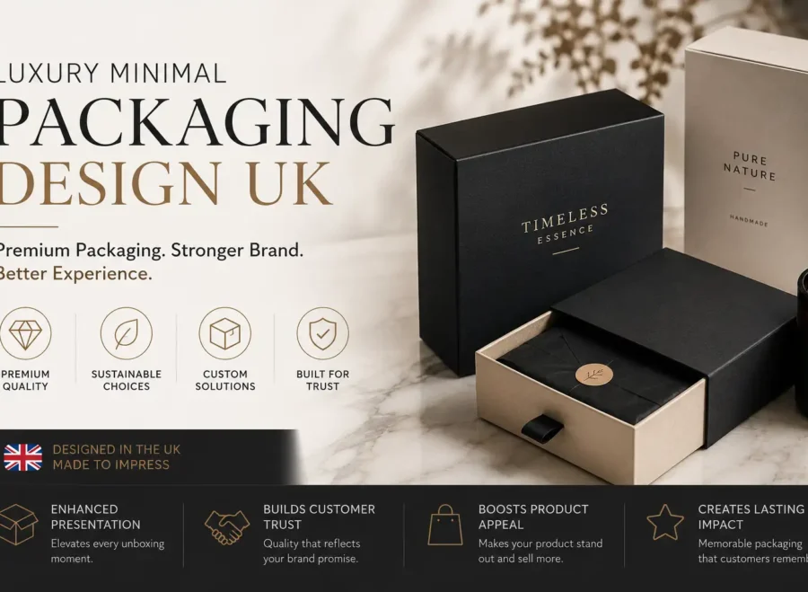 Luxury Minimal Packaging Design UK