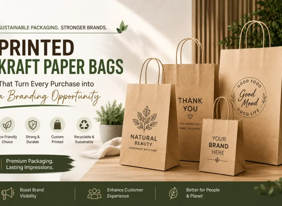 Printed Kraft Paper Bags