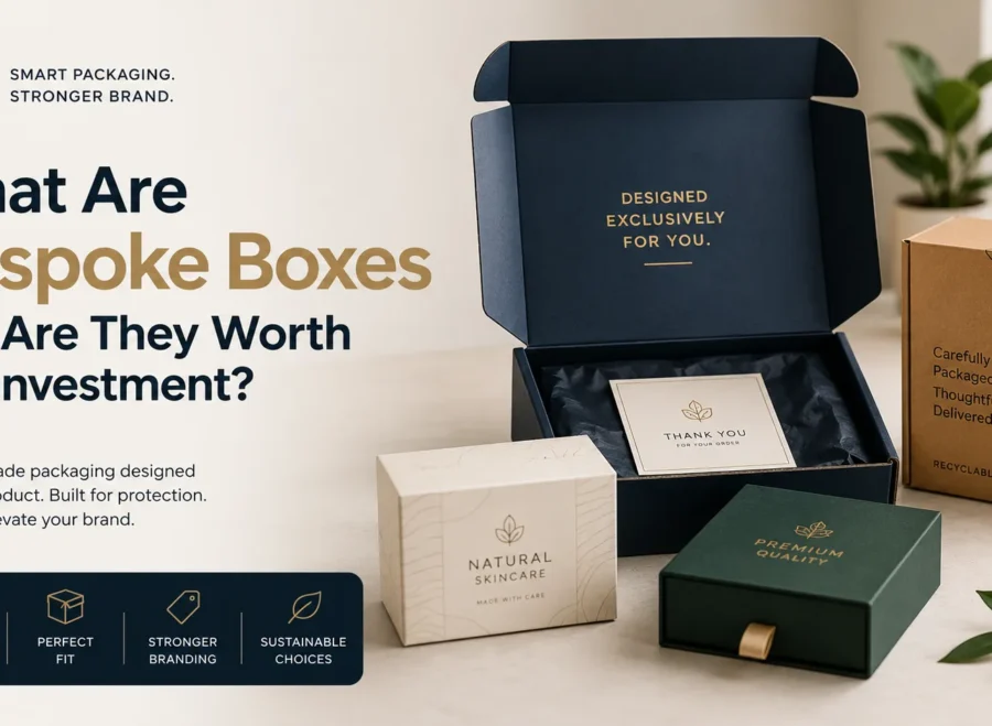 What are bespoke boxes? Custom packaging designed for better fit, protection and branding in the UK