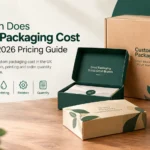 Custom packaging cost UK pricing guide showing boxes, materials, printing and packaging options