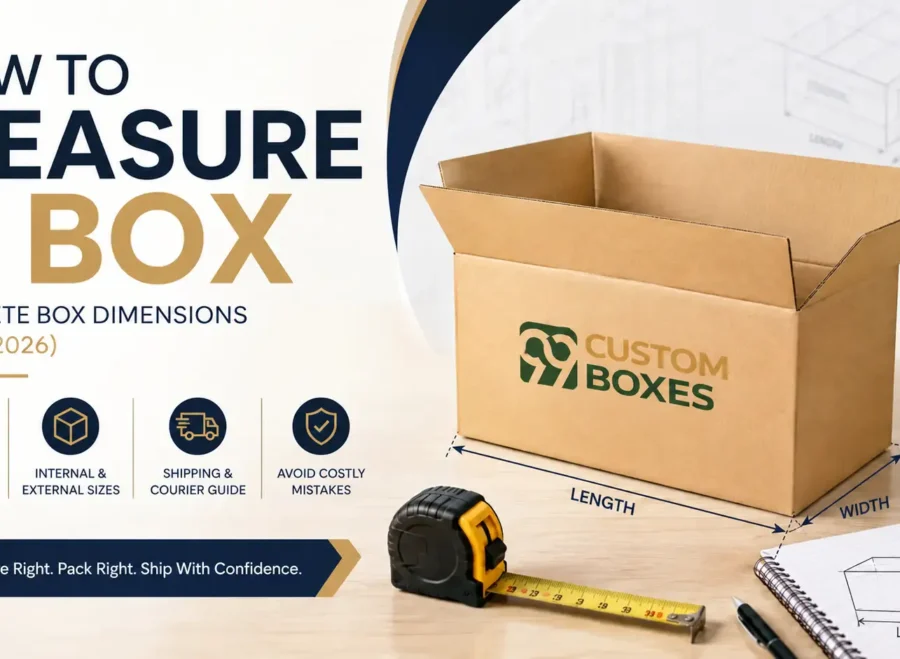 How to measure a box with accurate length, width, and height dimensions for custom packaging