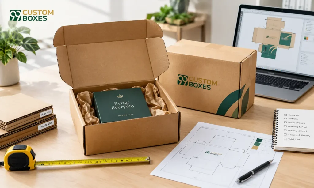 Personalized shipping boxes with custom branding for ecommerce packaging